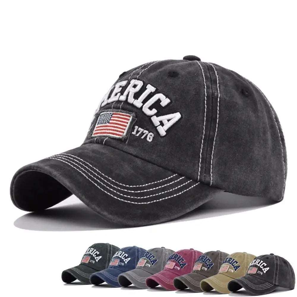 American Baseball Cap Men Women - SATSUNSPORT