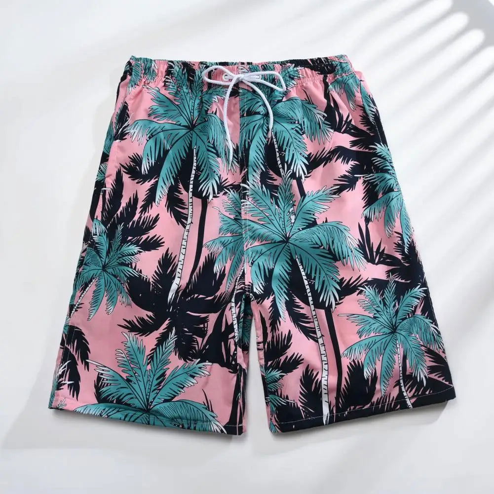 Men Short Thin Flower Print - SATSUNSPORT